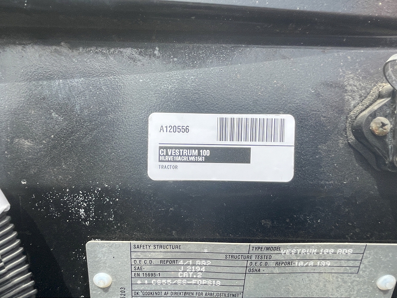 2024 CASE IH VESTRUM 100 TRACTOR