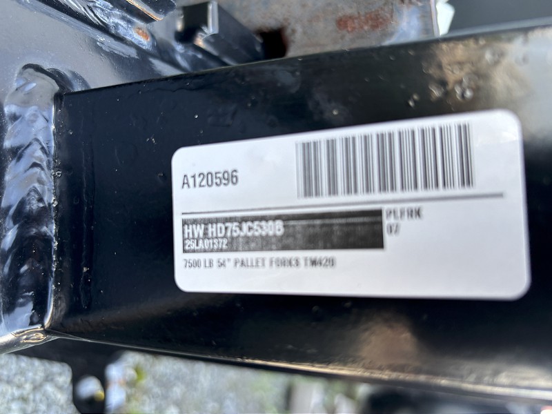 2025 HORST HD75JC530B PALLET FORKS