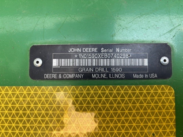 2011 JOHN DEERE 1590 NO-TILL DRILL
