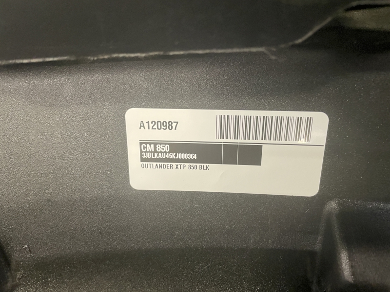 ATV  2019 CAN-AM OUTLANDER XT-P 850 ATV Photo
