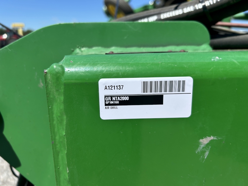 2005 GREAT PLAINS NTA2000 NO-TILL AIR DRILL