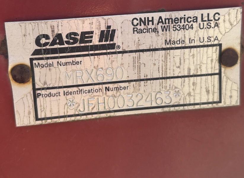 2006 CASE IH MRX690 DISC RIPPER