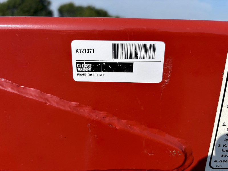 2014 CASE IH DC92F DISC MOWER CONDITIONER