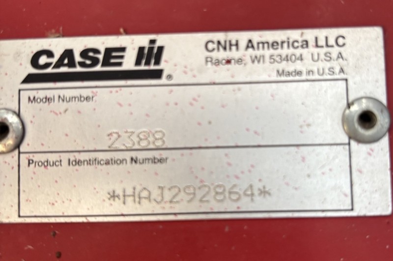 2005 CASE IH 2388 AXIAL FLOW COMBINE