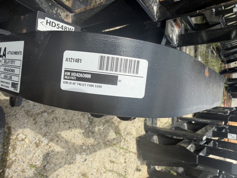 2026 HLA ATTACHMENT (HORST) 4200 POUND PALLET FORKS