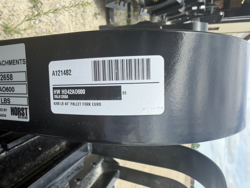 2026 HLA ATTACHMENT (HORST) 4200 POUND PALLET FORKS