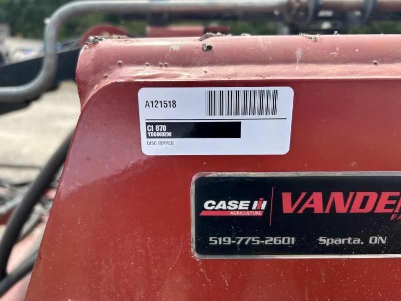 2013 CASE IH 870 DISC RIPPER