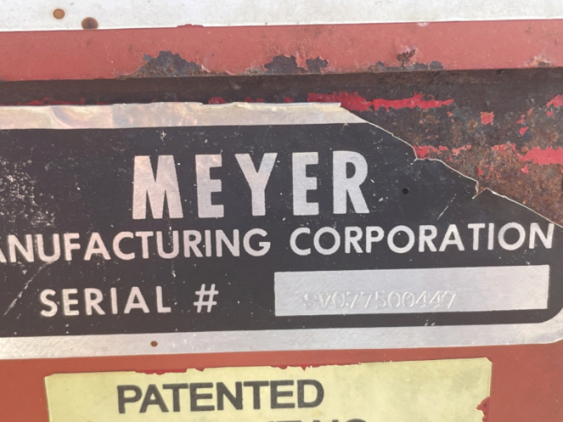 2007 MEYER 7500 V-FORCE MANURE SPREADER