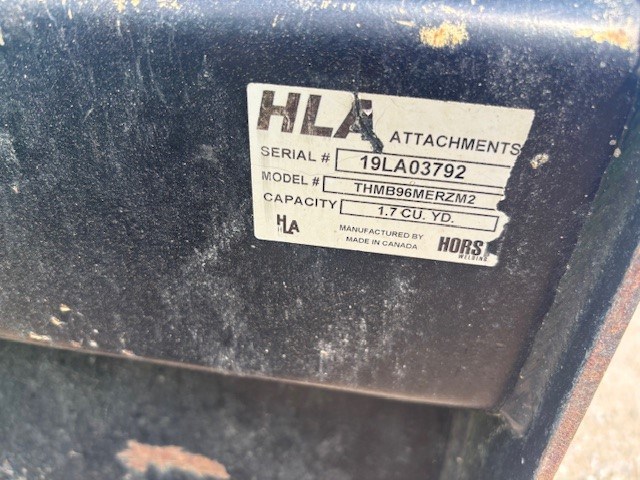 2019 HORST STANDARD DUTY TELEHANDLER BUCKET