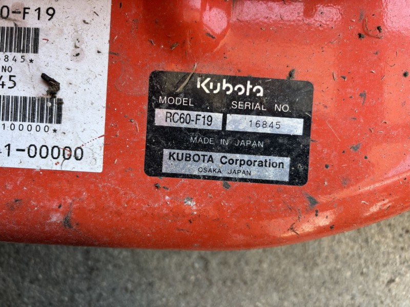 2024 KUBOTA GF1800-R FRONT MOUNT MOWER WITH SNOWBLOWER