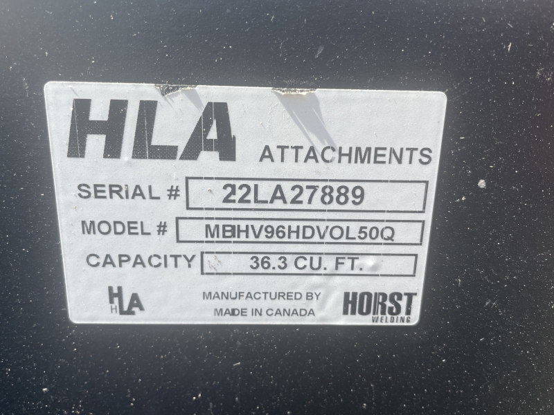 2022 HORST WELDING HIGH VOLUME HD MATERIAL BUCKET