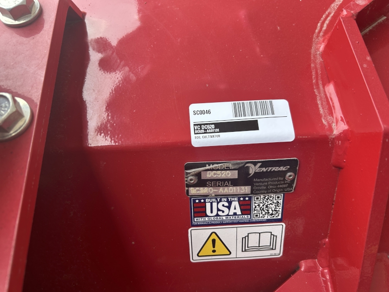 2023 VENTRAC DC520 SOIL CULTIVATOR