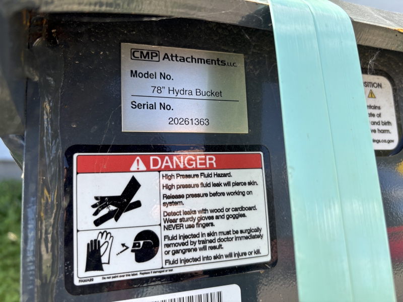 2026 CMP ATTACHMENTS CMPHB78 - 78 INCH HYDRA-BUCKET