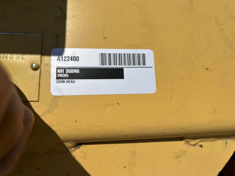 2000 NEW HOLLAND 360N6 6 ROW CORN HEAD FOR FORAGE HARVESTER
