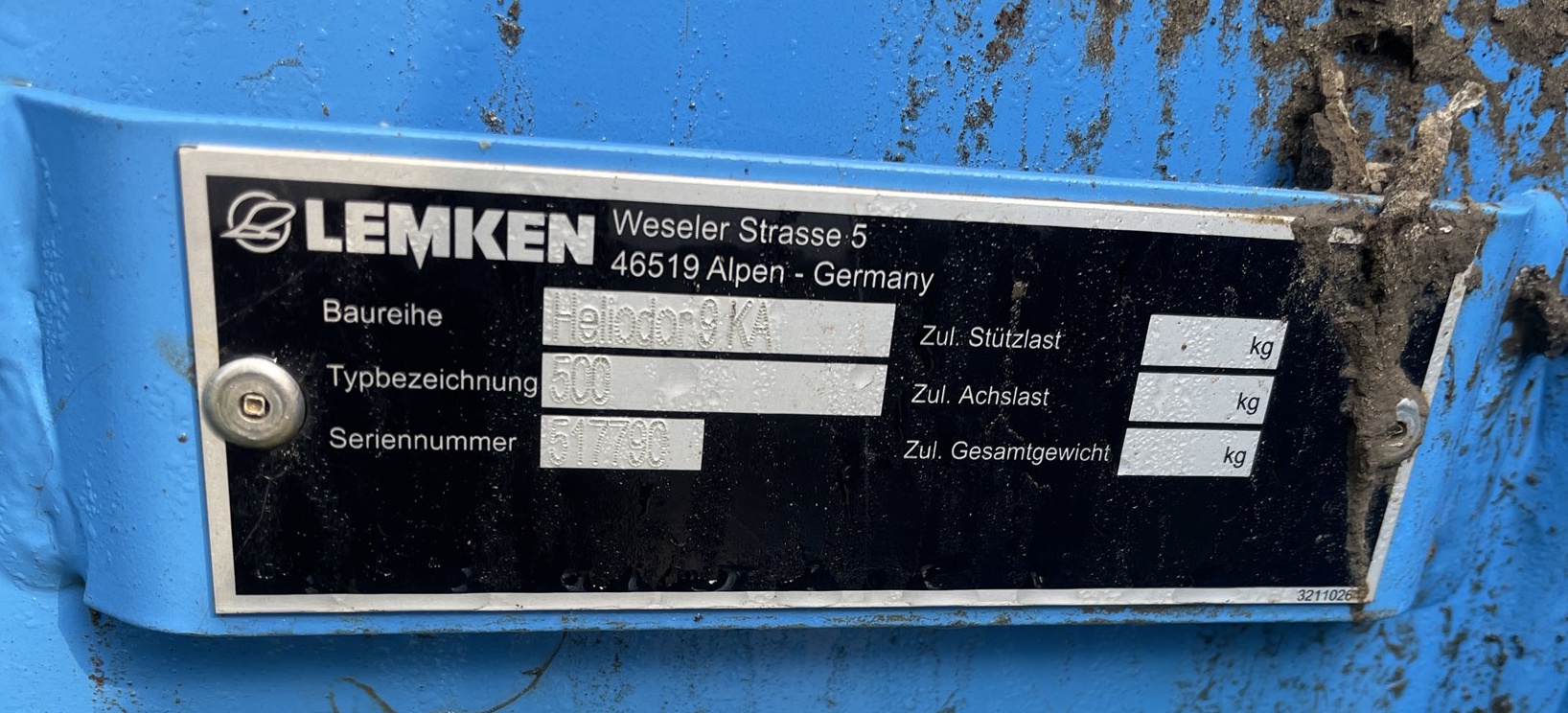 2024 LEMKEN HELIODOR 9/500 KA COMPACT DISC HARROW