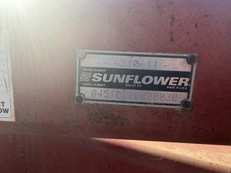 SUNFLOWER 4510-11 DISC CHISEL PLOW