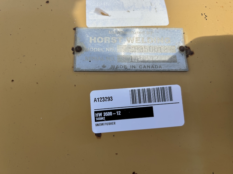 2018 HLA SNOW (HORST) 3500-12 SNOW PUSHER
