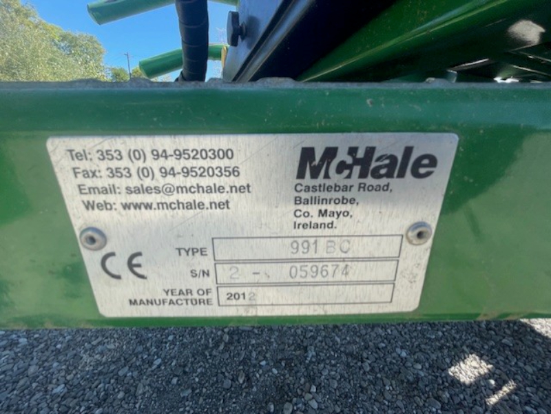 2012 MCHALE 991BC CABLE CONTROL BALE WRAPPER