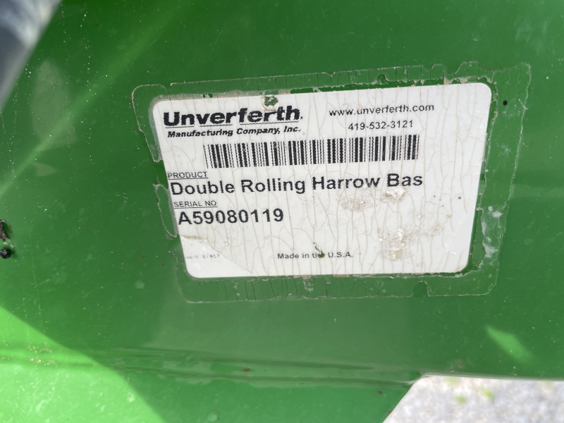 2013 UNVERFERTH 1225 DOUBLE BASKET ROLLING HARROW