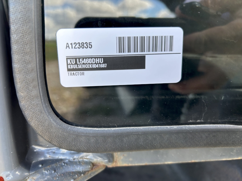 2019 KUBOTA L5460 TRACTOR WITH LOADER AND REAR BLADE