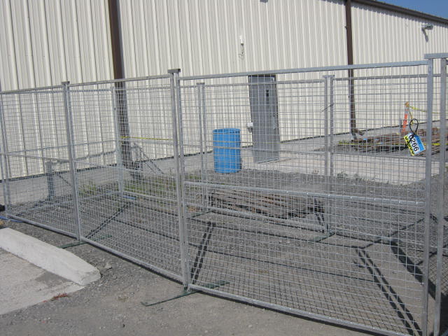 Fences & Gates  Galvanized Dog Kennel Photo