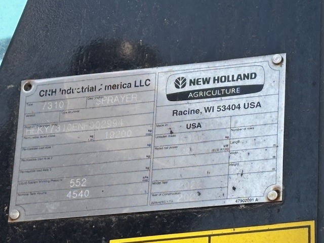 2022 MILLER NITRO 7310 SELF PROPELLED SPRAYER