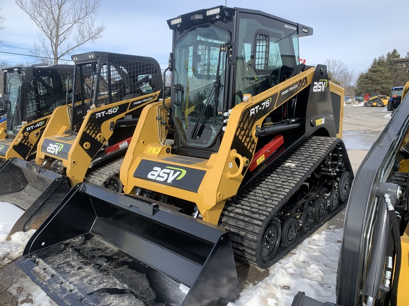 ASV RT75 MAX cab Compact Track Loader