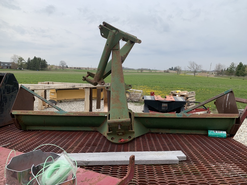 Rear angle blades for 3 point hitch