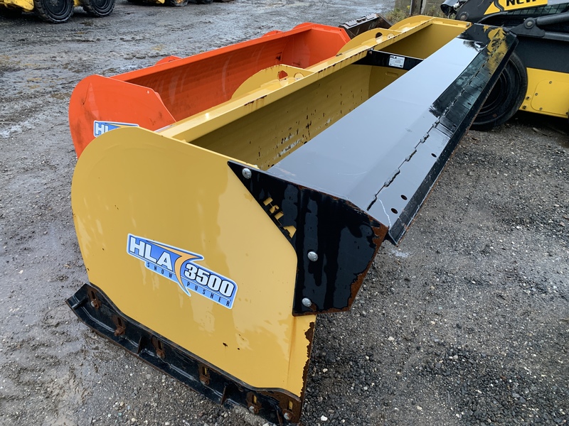 Used HLA Snow pusher and angle plow 