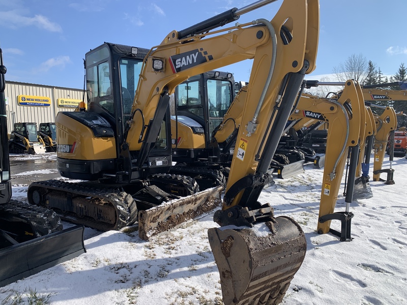 Sany SY35U Mini Excavator with HVAC cab