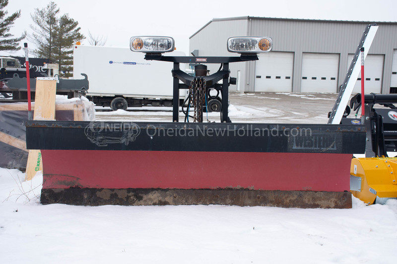 Landscape and Snow Removal  Western Pro-Plow 8' Poly Snow Plow -Mounted on Your Truck- Photo
