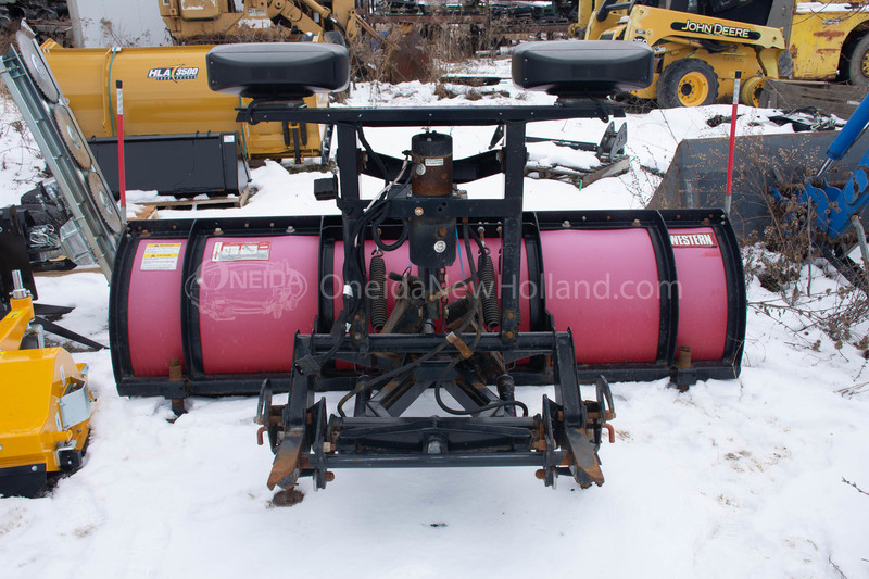 Landscape and Snow Removal  Western Pro-Plow 8' Poly Snow Plow -Mounted on Your Truck- Photo