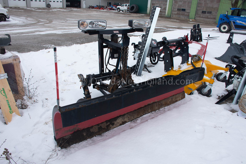 Landscape and Snow Removal  Western Pro-Plow 8' Poly Snow Plow -Mounted on Your Truck- Photo
