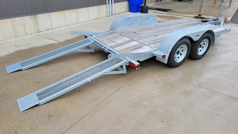 Equipment Haulers  5X12 3.5 TON SCISSOR LIFT TRAILER Photo