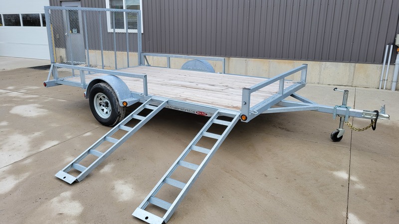 80X12 Galvanized 2-Place Duratrail ATV Trailer