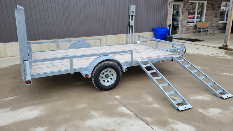 ATV & Snowmobile Trailers  80X12 Galvanized 2-Place Duratrail ATV Trailer Photo