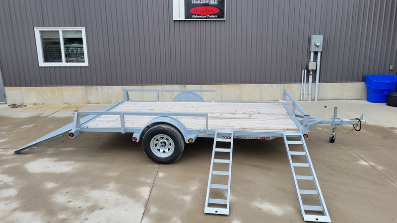 ATV & Snowmobile Trailers  80X12 Galvanized 2-Place Duratrail ATV Trailer Photo