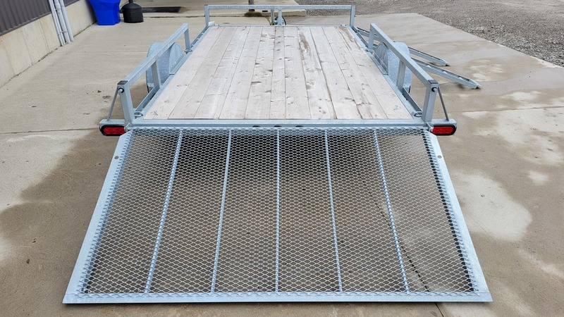 ATV & Snowmobile Trailers  80X12 Galvanized 2-Place Duratrail ATV Trailer Photo