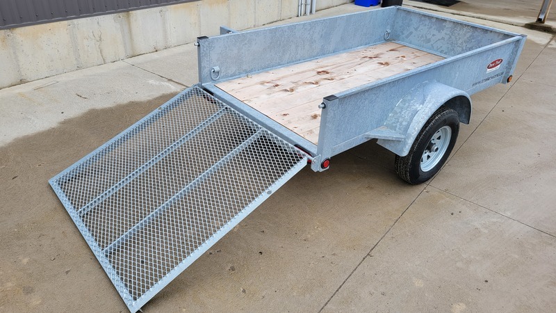 Utility Trailers  50x96 Econo Galvanized Duratrail Trailer Photo