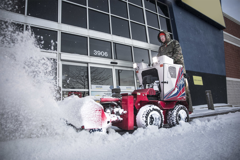 Landscape and Snow Removal  Ventrac NJ380 Sidewalk Snow Broom Photo