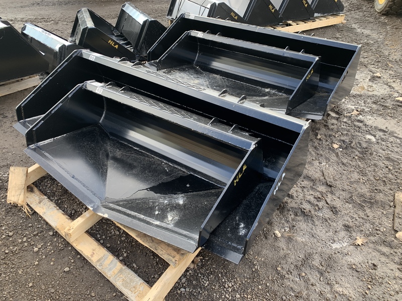 HLA custom swale V  buckets for skid steer 