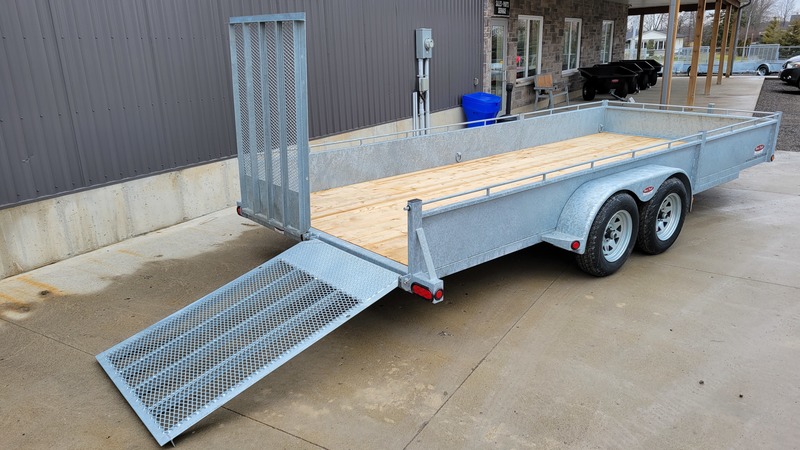 Landscape Trailers  82x18 3 Ton Galvanized Landscape Trailer - Made in Brantford ON Photo