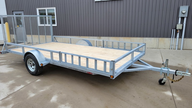 ATV & Snowmobile Trailers  80X14 Galvanized 2-Place Duratrail ATV Trailer  Photo