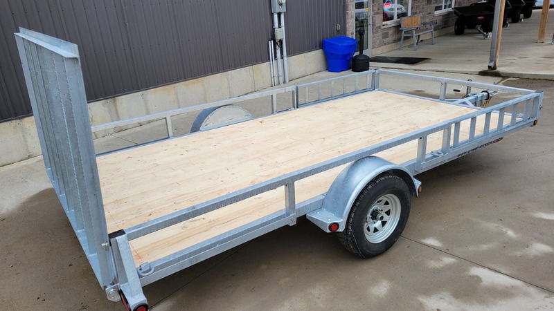 ATV & Snowmobile Trailers  80X14 Galvanized 2-Place Duratrail ATV Trailer  Photo