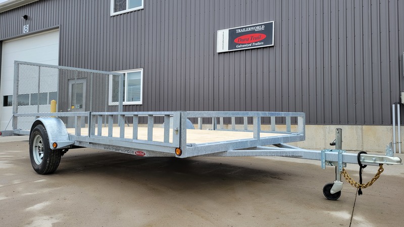 ATV & Snowmobile Trailers  80X14 Galvanized 2-Place Duratrail ATV Trailer  Photo