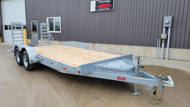 18ft 5 Ton Galvanized Equipment Trailer - Built in Brantford ON