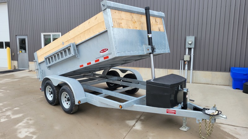 Hydraulic Dump  6.5X12 5 Ton Galvanized Dump Trailer - Built to Last! Photo