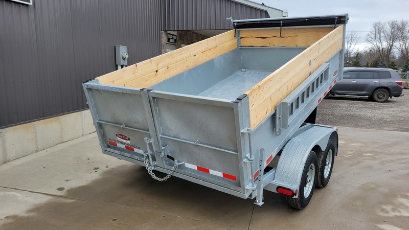 Hydraulic Dump  6.5X12 5 Ton Galvanized Dump Trailer - Built to Last! Photo