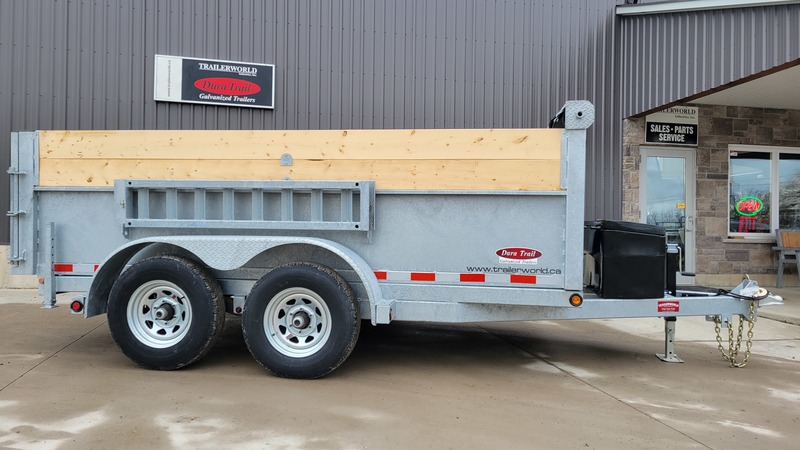 Hydraulic Dump  6.5X12 5 Ton Galvanized Dump Trailer - Built to Last! Photo