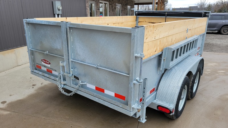 Hydraulic Dump  6.5X12 5 Ton Galvanized Dump Trailer - Built to Last! Photo